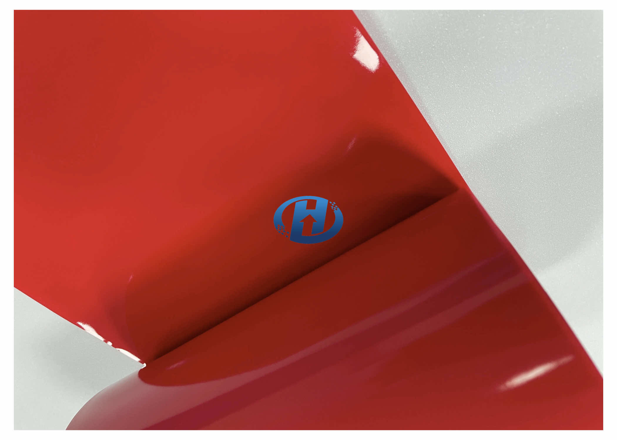 120 μm Red LDPE Film Single Side UV Cured Silicone Coating Film Without Silicone Transfer No Residuals Mainly for Tape
