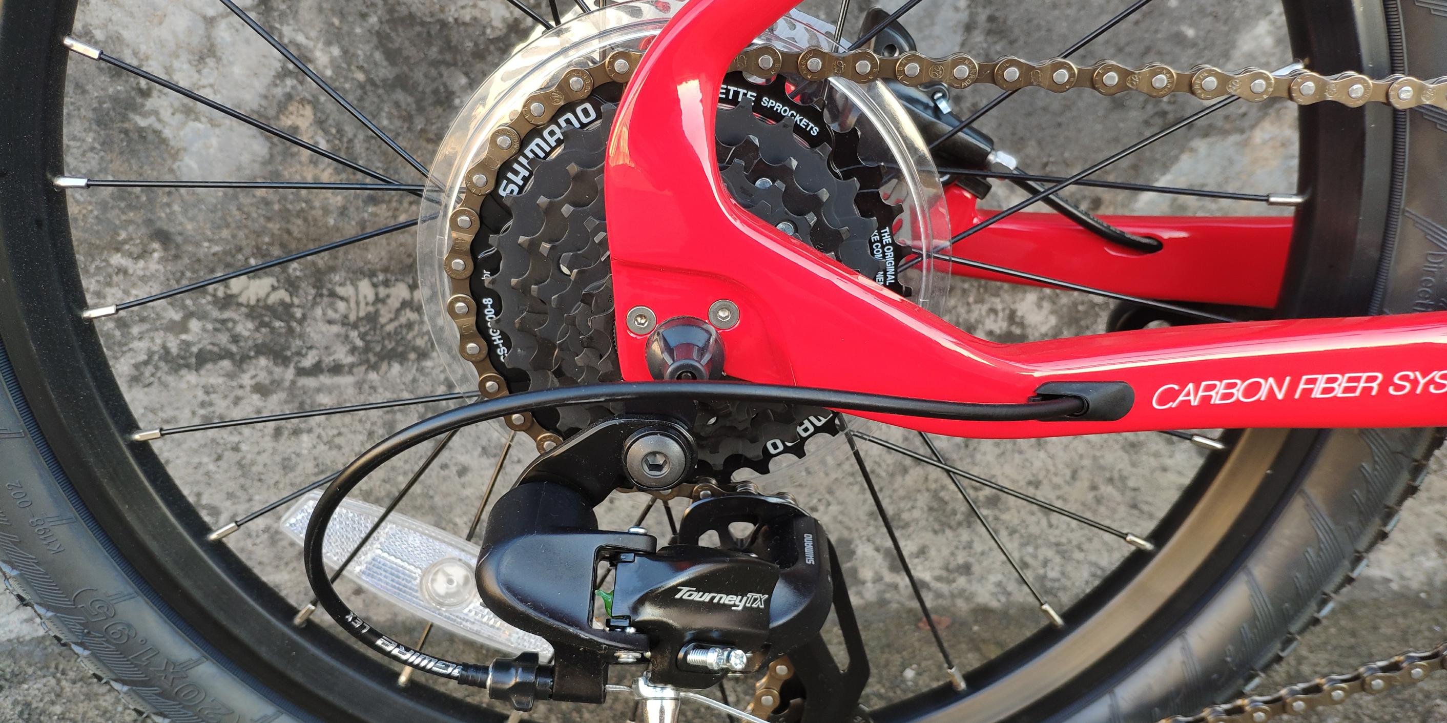20 Inch Children Bicycle With Suspension Fork And Carbon Fiber Frame Weighs Only 11kg