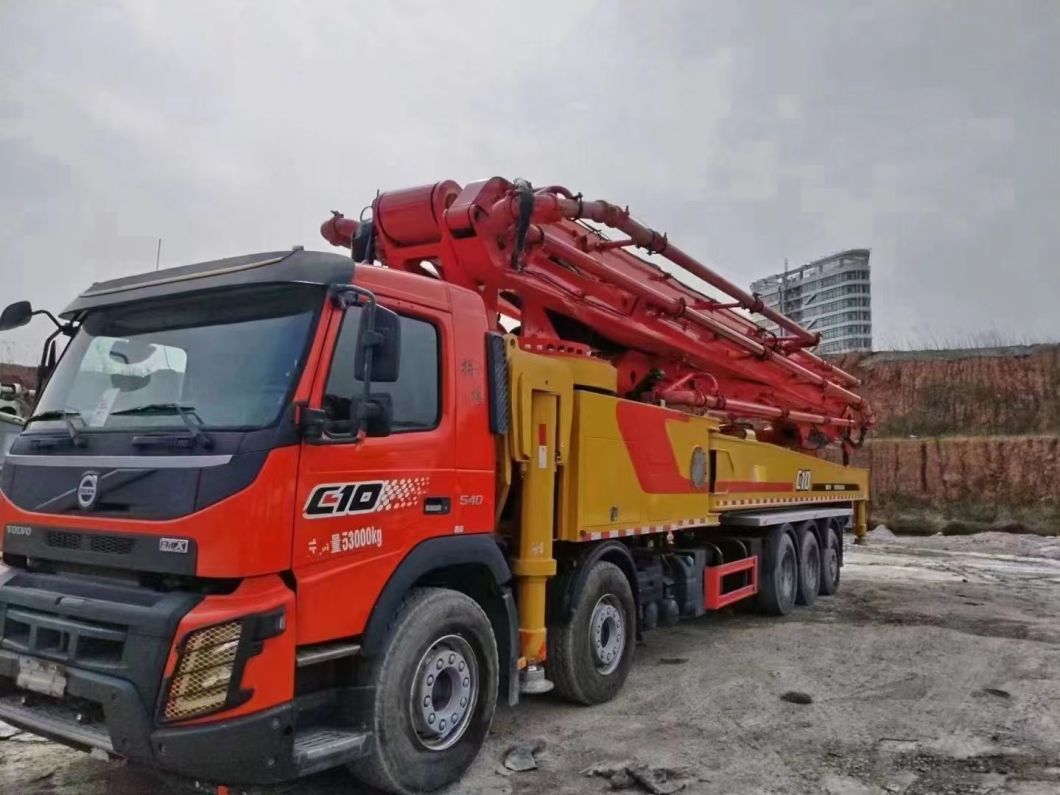 Used Concrete Pump Truck 67m Concrete Boom Pump 2020 Year Sy Zoomlion Volvo Chassis