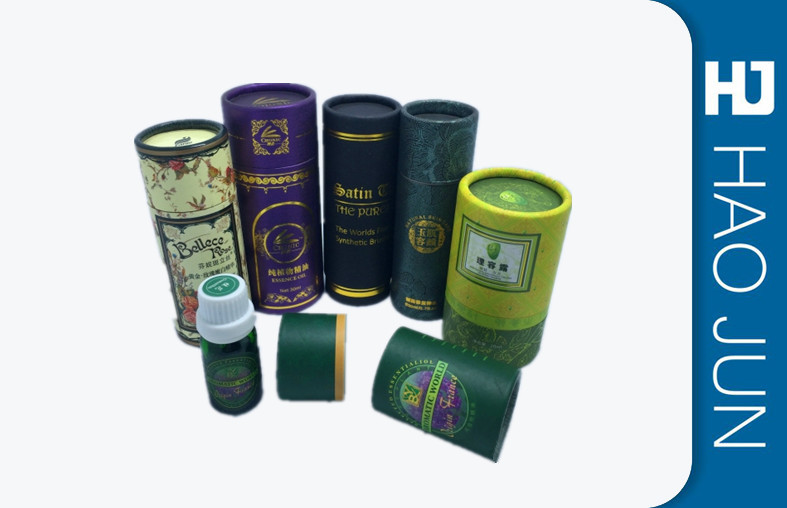 Full Color Handmade Cardboard Round Boxes With Varnishing / Glossy Surface