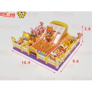 Jumping Castle Inflatable park Bounce House With Big Ocean Pool