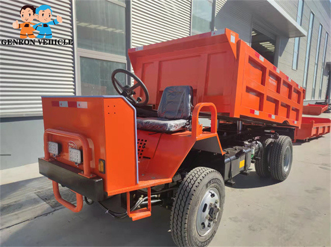 5 Tons 4x4 Mini Underground Mining Dump Truck Dumpper And Tipper 2.2 Cubic Meters