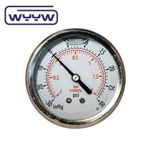 OEM Negative Air Pressure Gauge Manometer Bourdon Pressure Gauge Meter