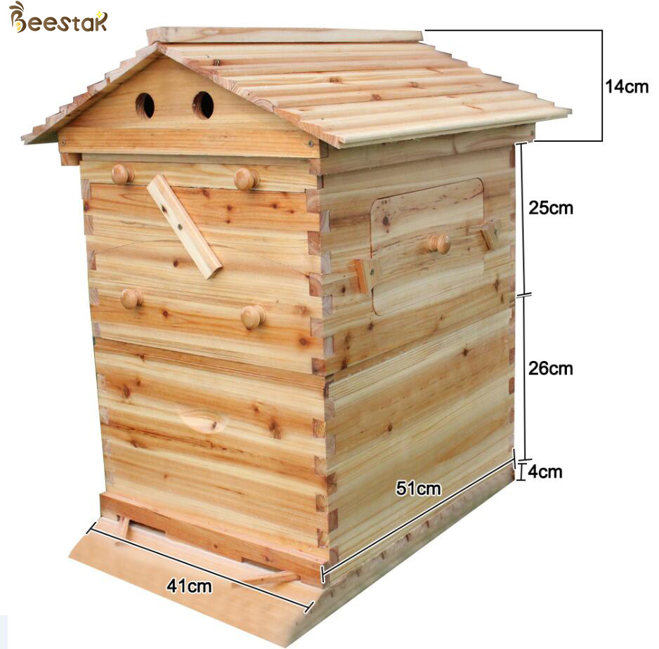 Self Flow Bee Hive Frames Wooden Beehive and Frame Fir Wood For Beekeeping