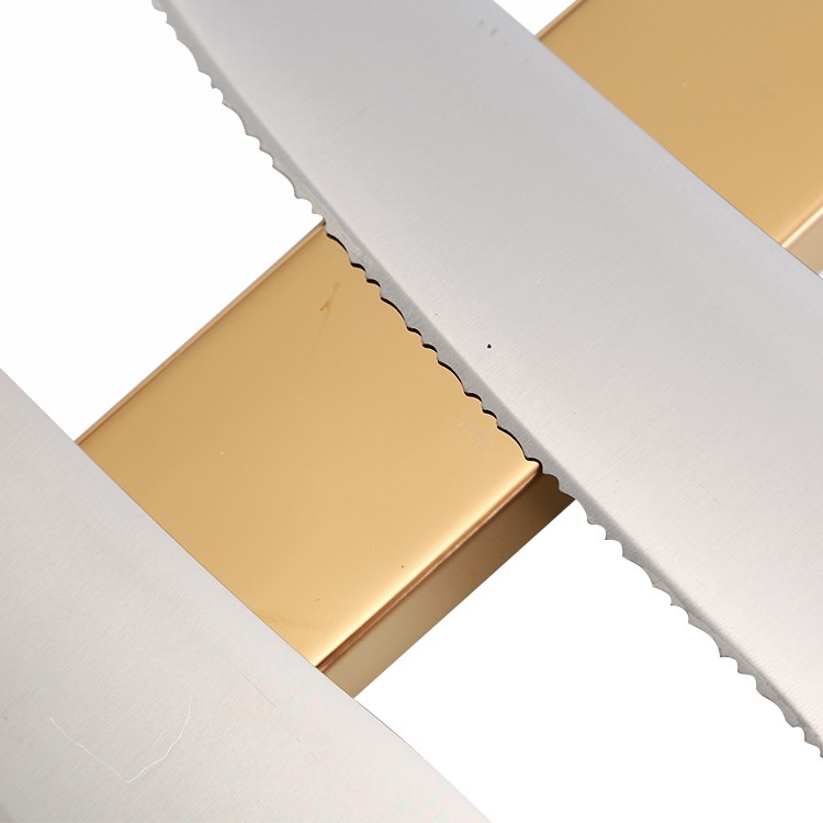 Outdoor Room Space Release Golden Color Titanium Magnetic Knife Bar 400x45x15mm Size