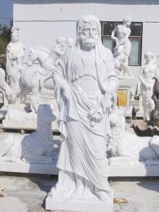  Western Man white marble statues with polish finish Manufactures