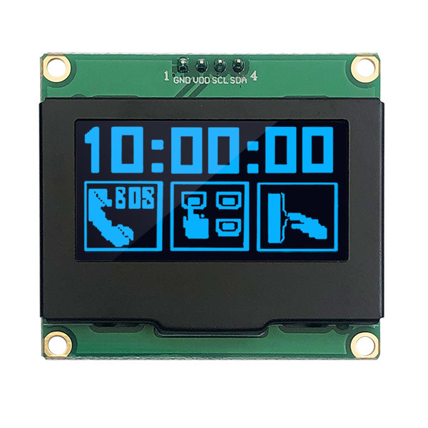 1.54-Inch SSD1309 Graphic OLED Display - 128x64 Resolution with I2C Interface