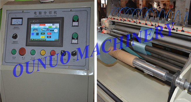  auto High Precision Slitting and rewinding Machine for Plastic / paper roll Manufactures