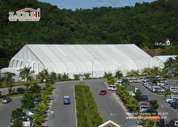 Large White Military Airplane Tent , TFS Aircraft Tent Portable Rainproof for