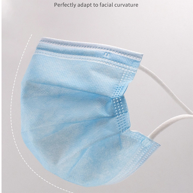 3 Plys Protective BFE95 Disposable Earloop Face Mask