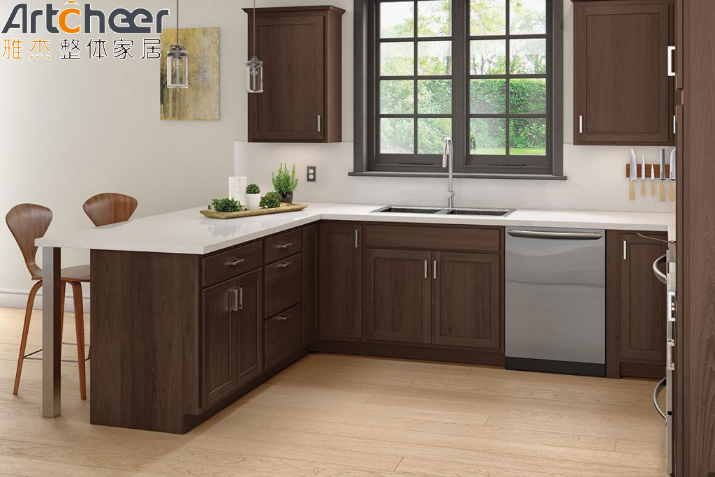 American Style Shaker Design Solid Wood Kitchen Cabinets A Must Have for Modern Homes