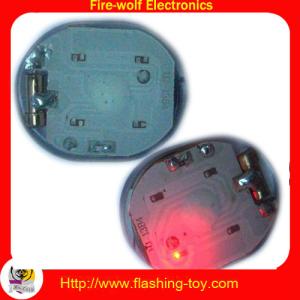  Mini LED ligth Waterproof PVC flashing Led shoe light on shoe / T-shirt / Bag Manufactures