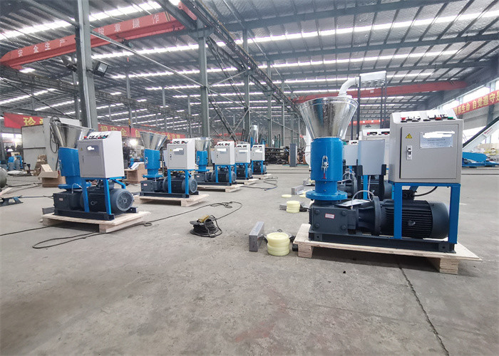 250~500kg/h roller rotate wood pellet mill biofuel straw sawdust pellet making for home heating 1 warranty
