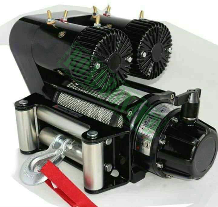 Dual Motor Electric Winch Off Road Electric Winch 4X4 12V 10000Lb 10000Lbs Recovery Winch with Synthetic Rope / Wire Rop