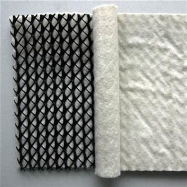 3D Composite Drainage Geonet with HDPE Black Mesh Drainage Network