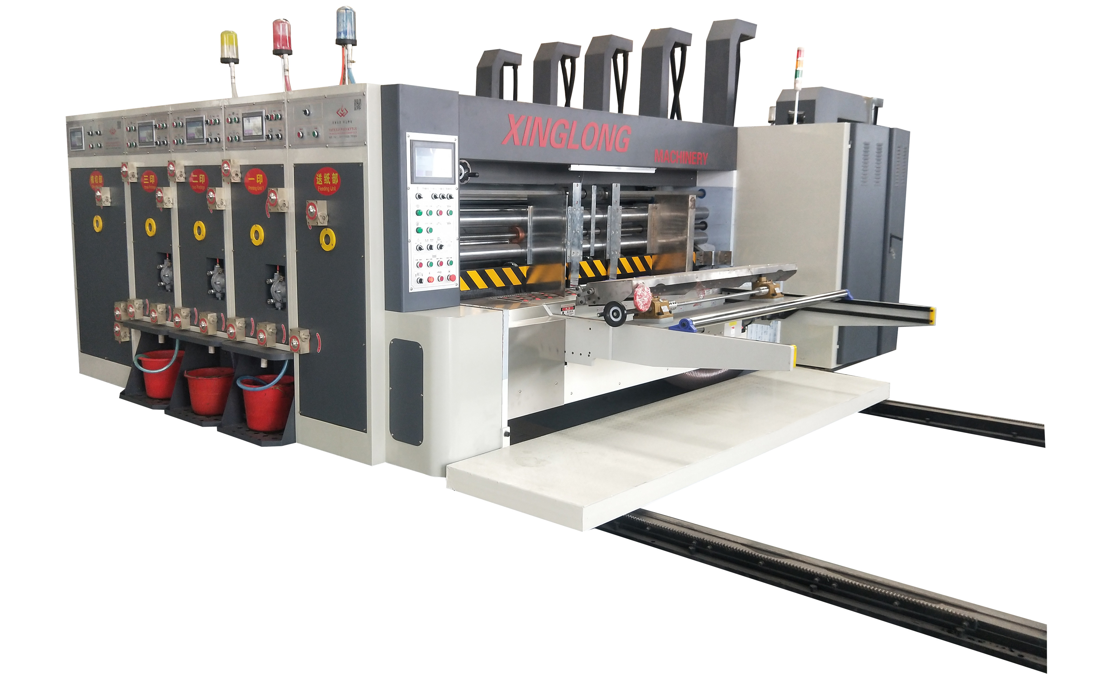 Fruit Vegetables Carton Box Making Machine Automatic Printing Slotter Die Cutter