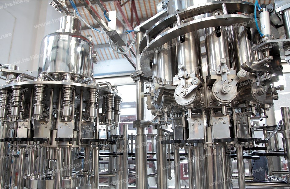 Fruit Pulp Bottle Capping Beverage Filling Machine 20000BPH 10kw