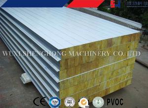  Rock Glass Wool Foam Roof Sandwich Panel Roll Forming Machine Manufactures