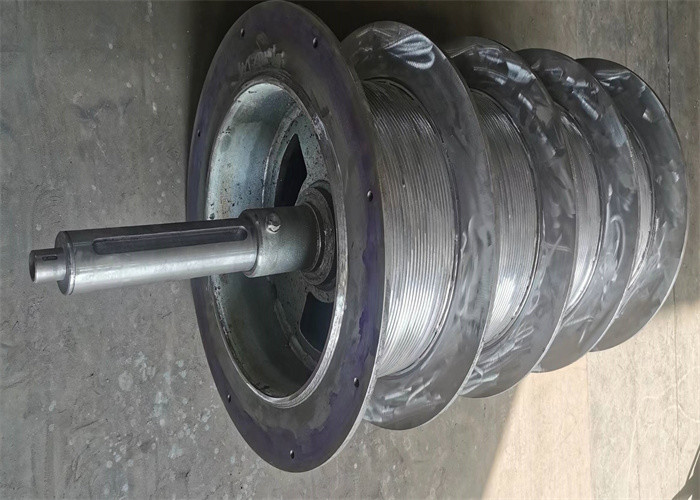 200m Wire Rope Cable Winch Drum With Lebus Sleeves For Rig Drawworks