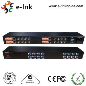  16 Channel Active UTP Video Balun , 19 '' 1U UTP Video Transceiver Manufactures
