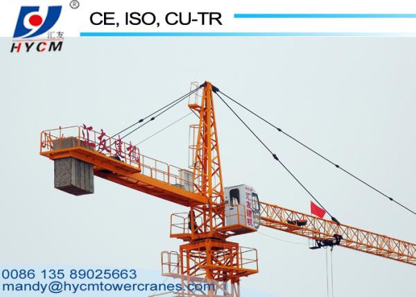 HYCM Stationary 6ton 50m Boom Hammerhead Tower Crane QTZ60(5012) for High Rise