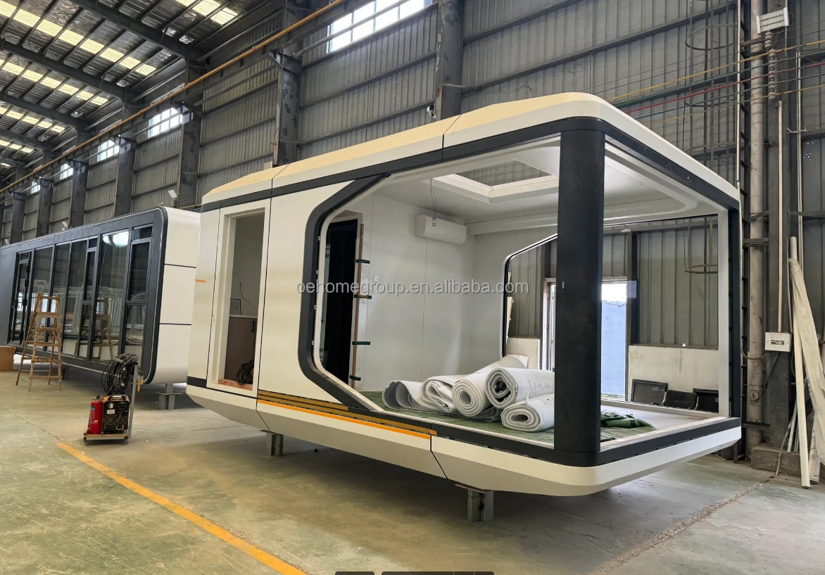 Fully Assembled Prefab Houses Customized Small Prefab House For Guard Room Prefab House Kit