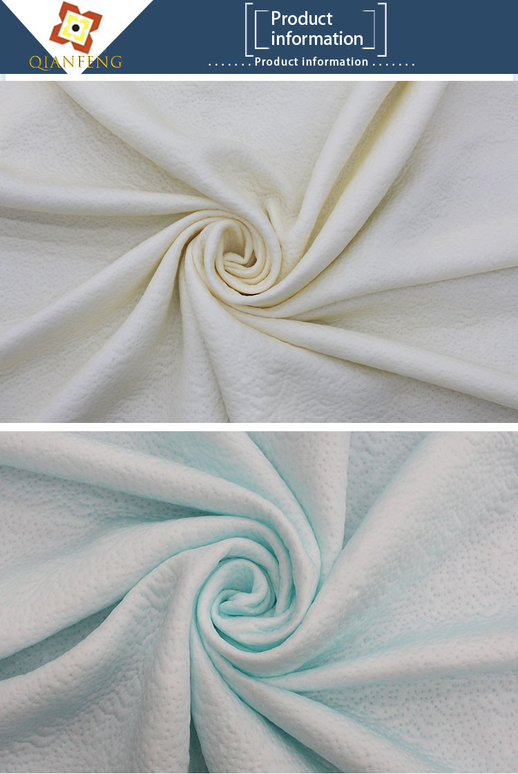 Waterproof Knitted Mattress Fabric Jacquard Stretch 230cm Width