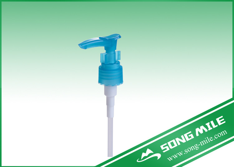 20mm Blue Right -Left Lotion Dispenser Pump with Clip For Bottle