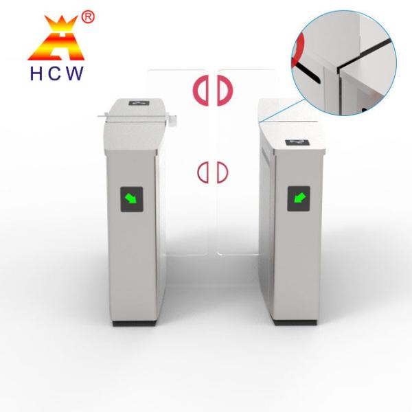 304 Stainless Steel Sliding Turnstile Barrier Gate High Security Infrared Anti