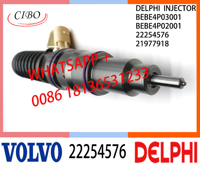 22254576 BEBE4P03001 Fuel engine Diesel Injector 22254576 BEBE4P03001 BEBE4P02001 21977918 E3.27 for VOL MD13 EURO 6