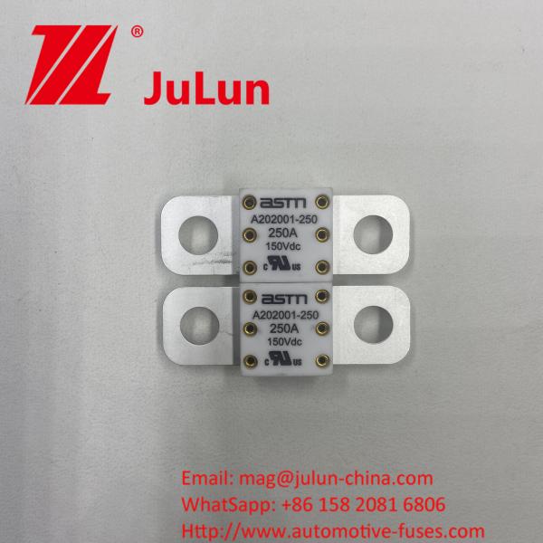 High Current Rating Ceramic A202001-250A 150VDC Automobile Fuses Small Size With