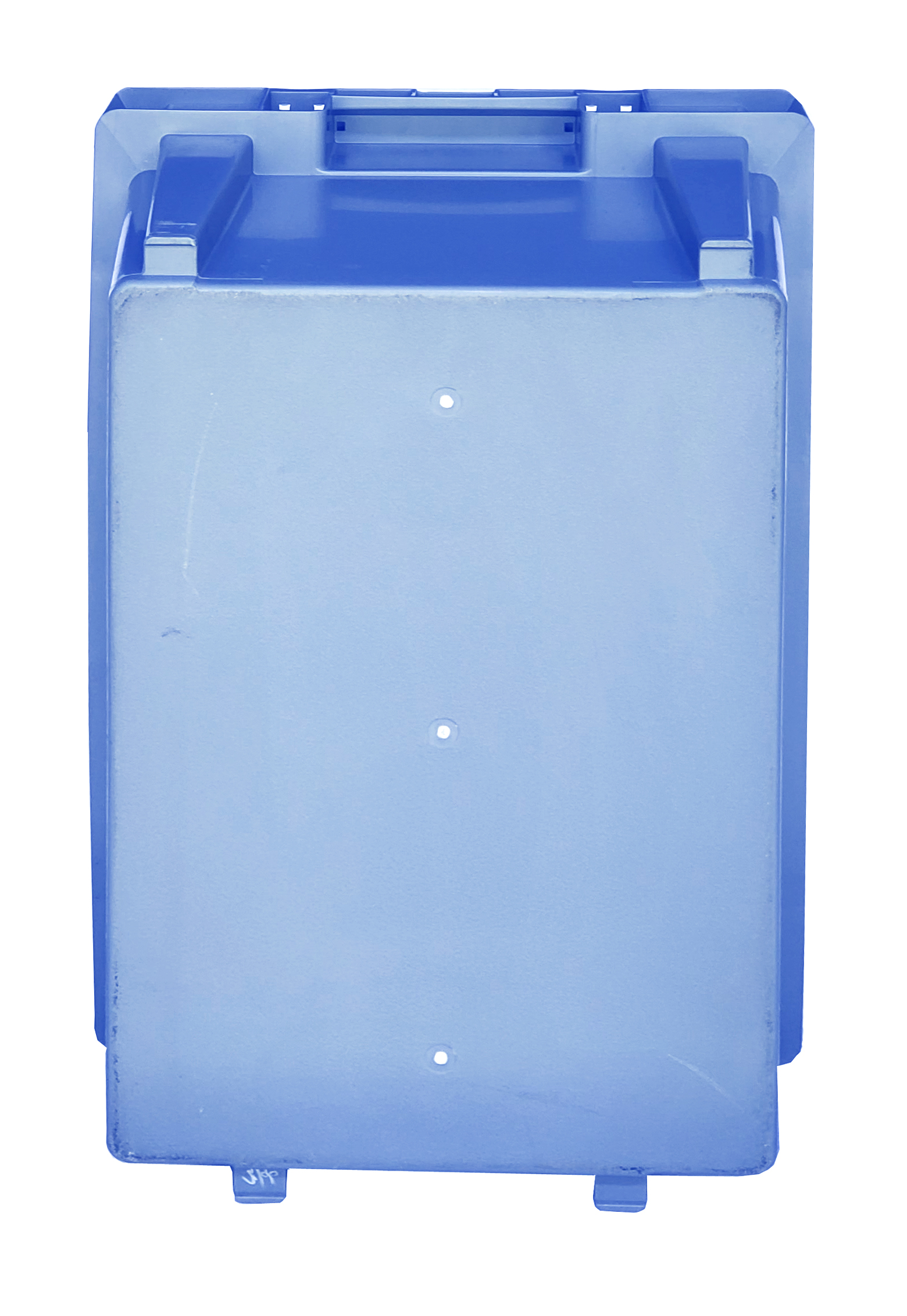 Solid Box Plastic Moving Containers Produce Plastic Vented Crates