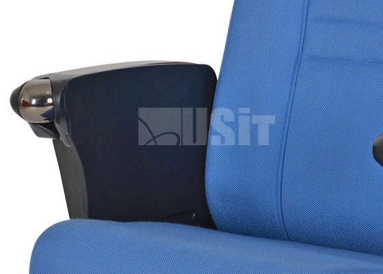 Cold Molded Foam Conference Hall Chair , Church Theatre Seating Folded Type