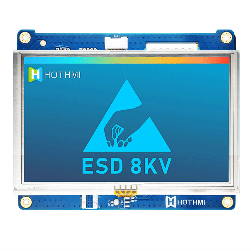 5.0 Inch 800x480 IPS Resistive TFT LCD Display Wide Temperature