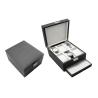 Buy cheap personalized luxury wooden mens leather box for watch from wholesalers
