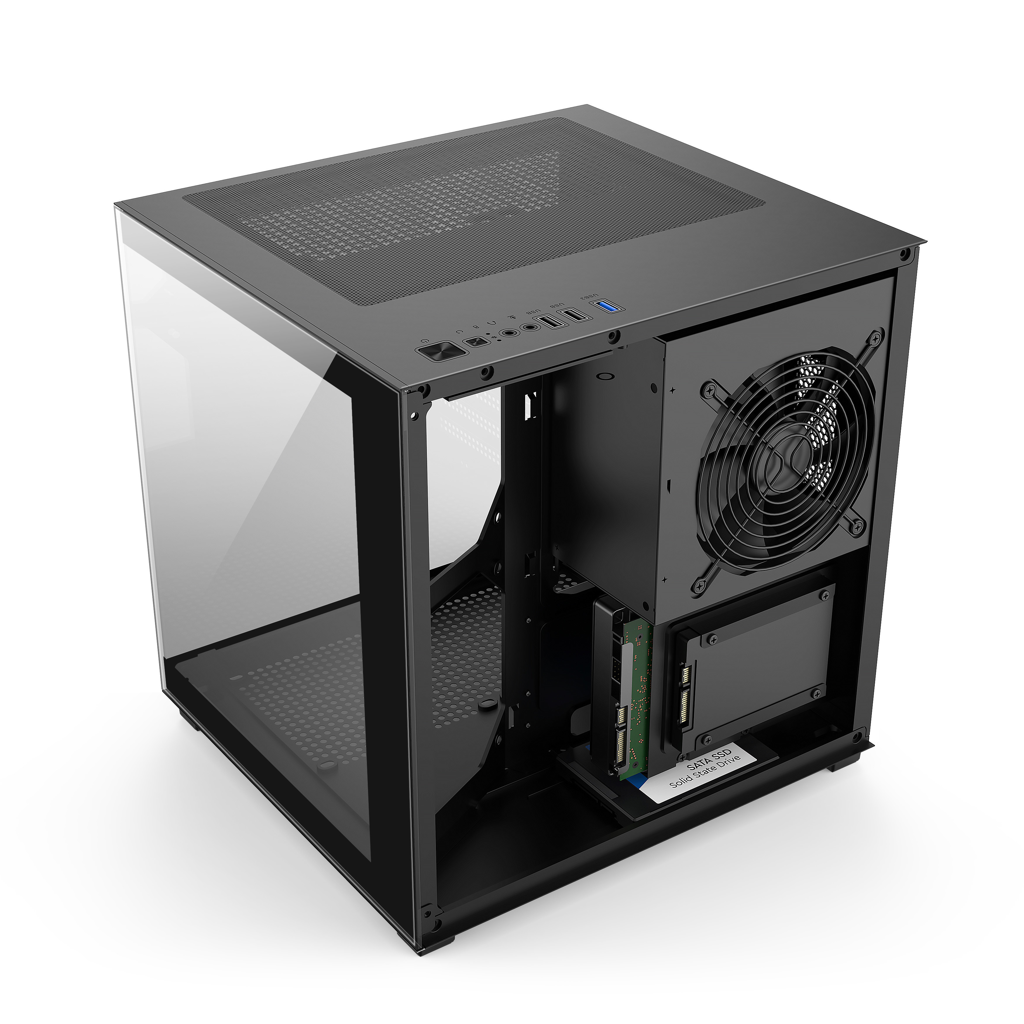 Micro-ATX/ ITX PC Case Awesome Heat Dissipation Supports Lots Of Different Hardware Setups For Gamer Pros