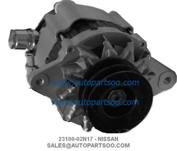 23100-02N17 LR160-427T - NISSAN Alternator 12V 70A Alternadores TD23 TD25 TD27