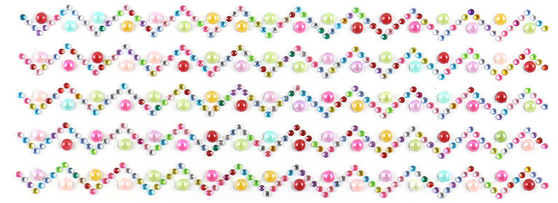 3D Acrylic Self Adhesive Stickers for kids diy craft and Decal Mobile Scrapbooking diamond pearl gem drill stickers OEM