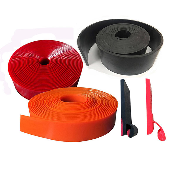 Black Polyurethane Conveyor Skirting Rubber 2m*10m Skirting Rubber Lining