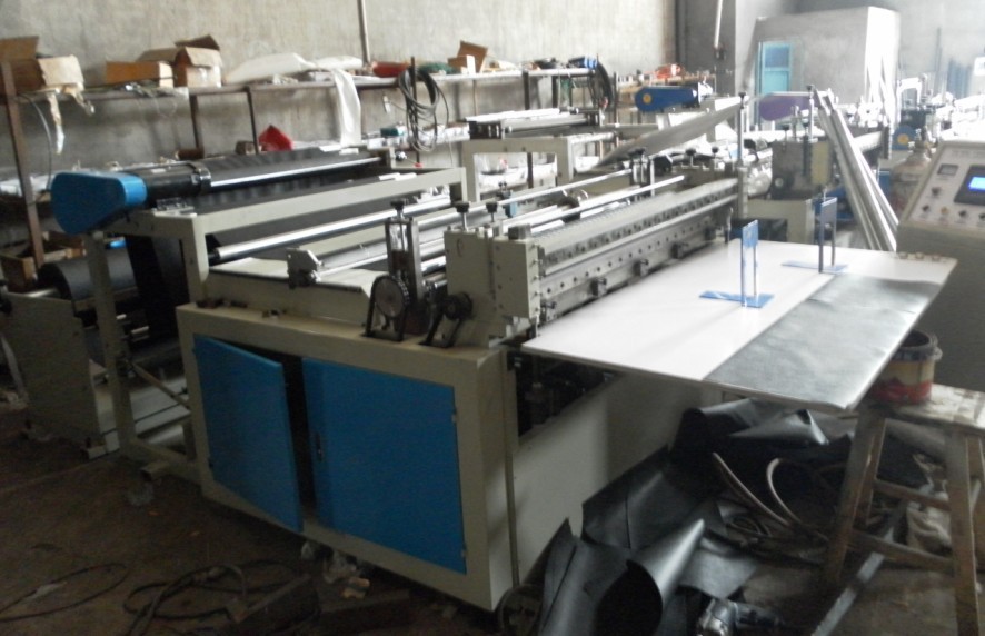 HQ-800A Computer paper rolls and plastic film rolls cross cutting machine