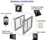 Factories Automatic Systems Turnstiles RS485 For Station Library Toilets