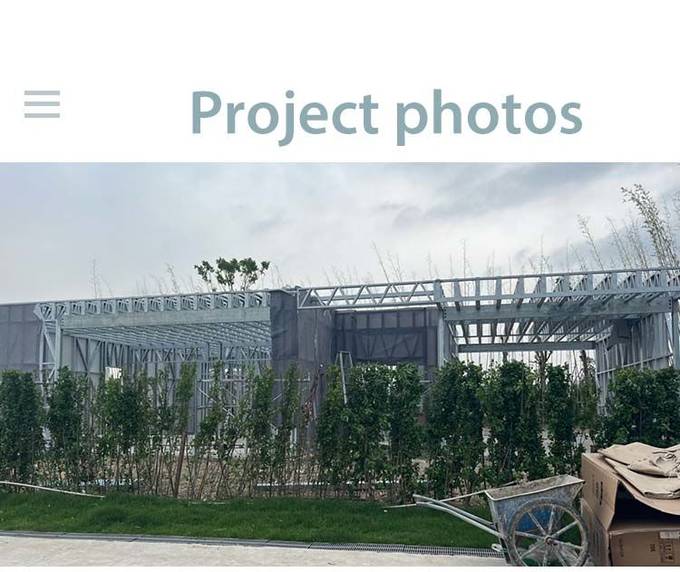 DEEPBLUE Prefab Wooden Bungalow With Light Steel Frame Construction