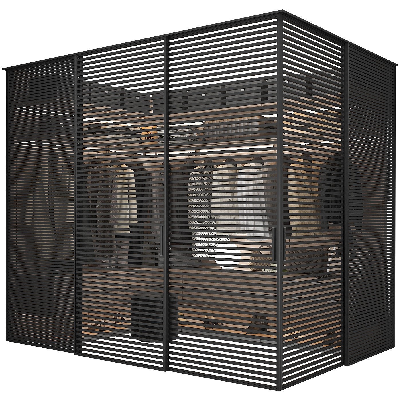 6ft By 6ft High End Walk In Closet Design Shoe Cabinet Glass Door Cloakroom