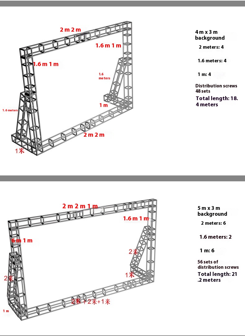 Sturdy Aluminium Stage Truss Welding Aluminum Box Truss For Advertising Display