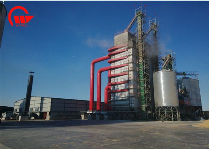 Heat Recycling Grain Bin Dryer , Colorful Corns Large SS Batch Grain Dryer