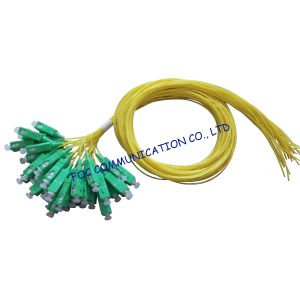 SM LAN Optical Fiber Pigtail 12 Pack SC / APC Low Insertion Loss
