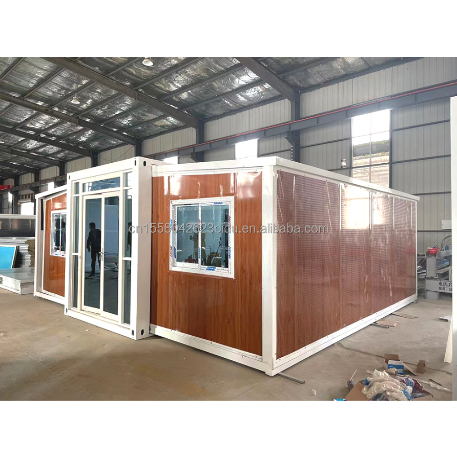 Aluminum Alloy Windows Modern Design 40ft 20ft Movable Prefab Container House Expandable and Foldable Steel for Outdoor