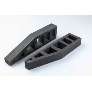 Different Shape Dark Grey Brick For Wall Design