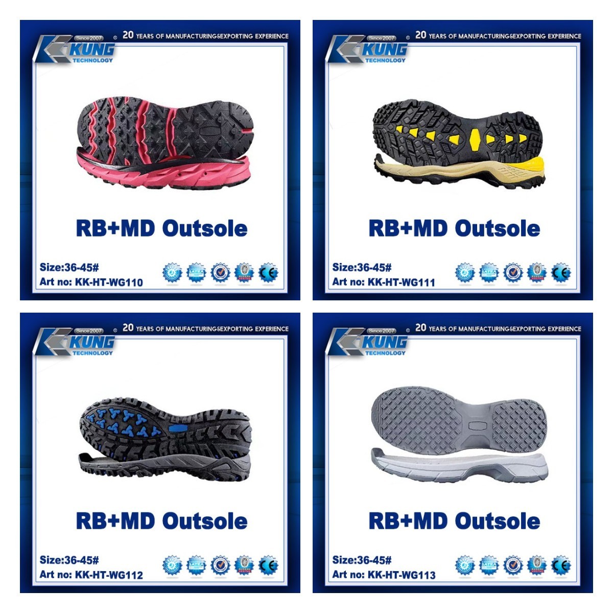 Anti Abrasion TPR Rubber Sole