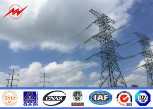  Approval Electrical Power Pole Galvanized Steel transmission line poles Gr65 Manufactures